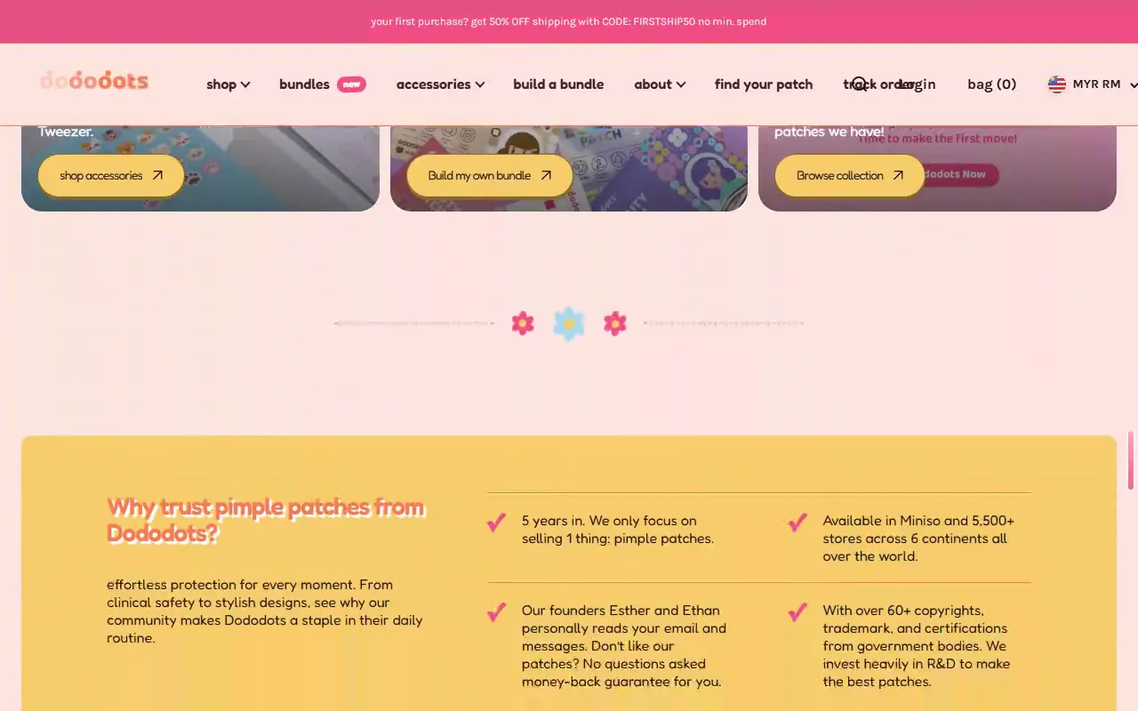 Shop by category, bundles and the TikTok favourites.